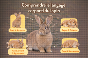 Comprendre le langage corporel du lapin