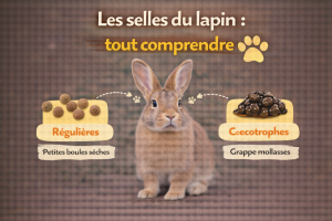 Les selles du lapin : tout comprendre