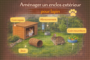 Aménager un enclos extérieur pour lapin