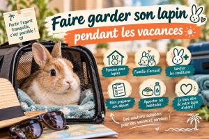 Faire garder son lapin pendant les vacances