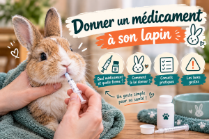 Donner un médicament à son lapin : techniques et bons réflexes